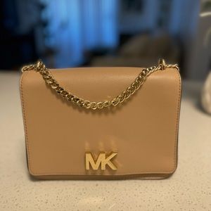 Nude Michael Kors cross body bag